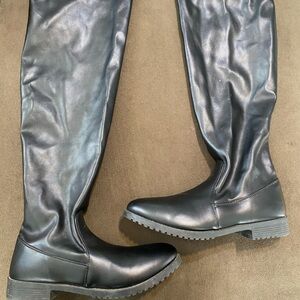Black Over the Knee Boots
